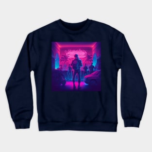 Synthwave Mood #5 Crewneck Sweatshirt